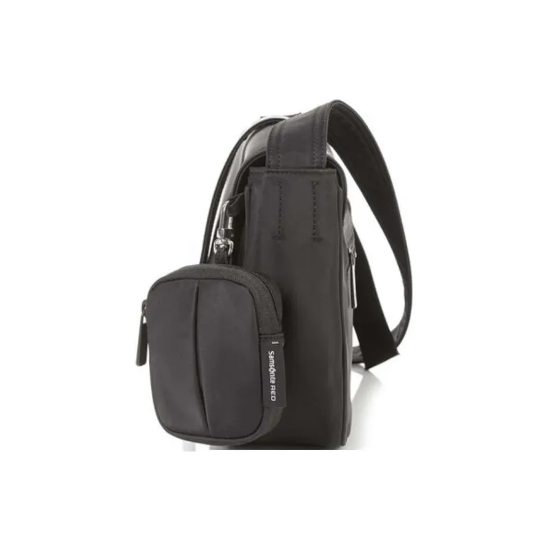 SAMSONITE Nylon With Polyester Shoulder Bag, Crossbody Bag Women's Black-2