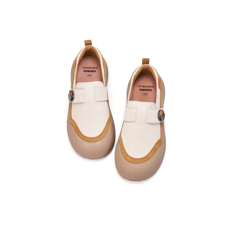 Joy&Mario Loafers Women's Camel/Purple-2
