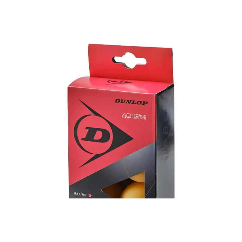 DUNLOP Table Tennis Unisex 6 Balls Orange-3