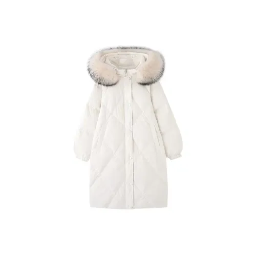 BEAUTIFUL CONFESSION Puffer Jackets Women's White