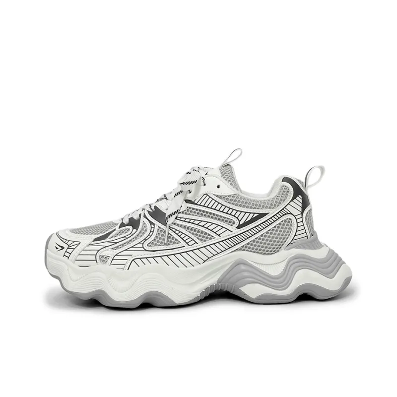 Grumpy Ram Anti-Slip And Wear-Resistant Breathable Low-Top Chunky Sneakers Men's-3