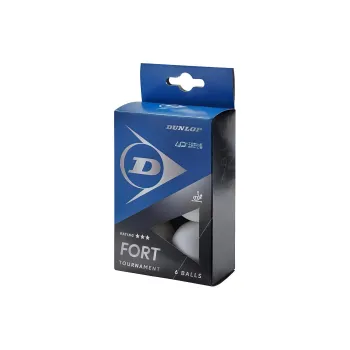 DUNLOP Table Tennis Unisex 3 Balls White