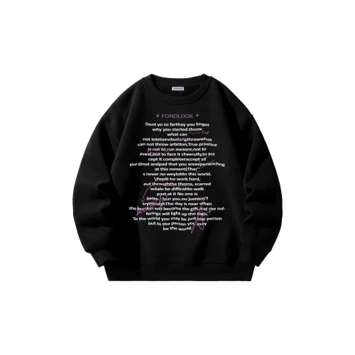 FONDLOOK Sweatshirts Unisex