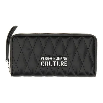VERSACE JEANS COUTURE Polyurethane Wallet Women's Black