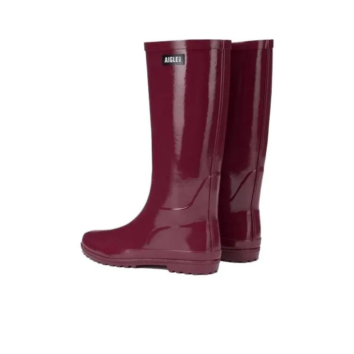 AIGLE Eliosa Waterproof Rain Boots Women's Magenta ELIOSA-2