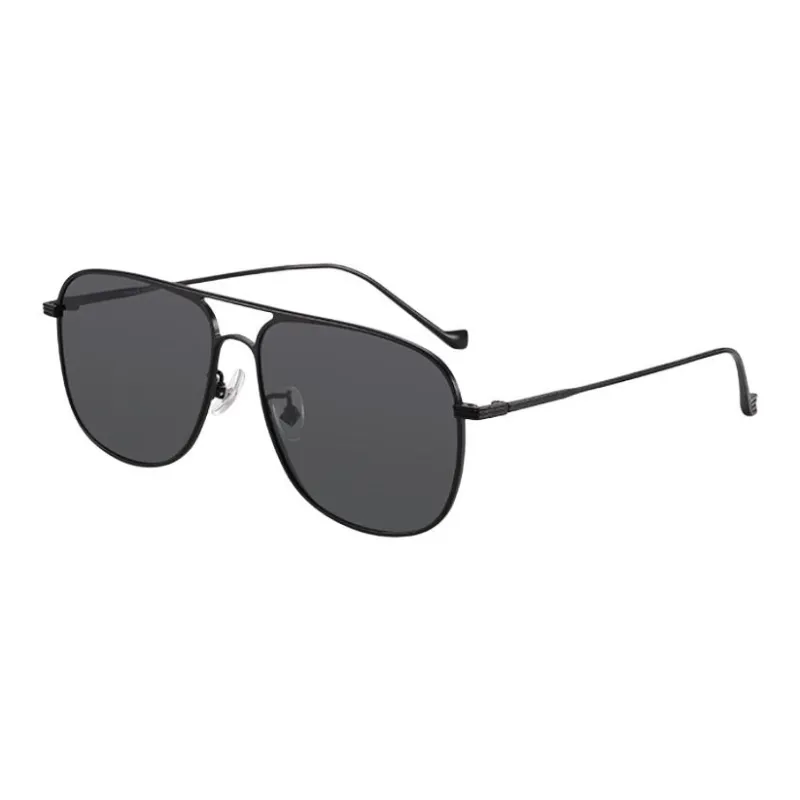 PULAIS Pure Titanium Aviator Sunglasses Men's Multicolor-0