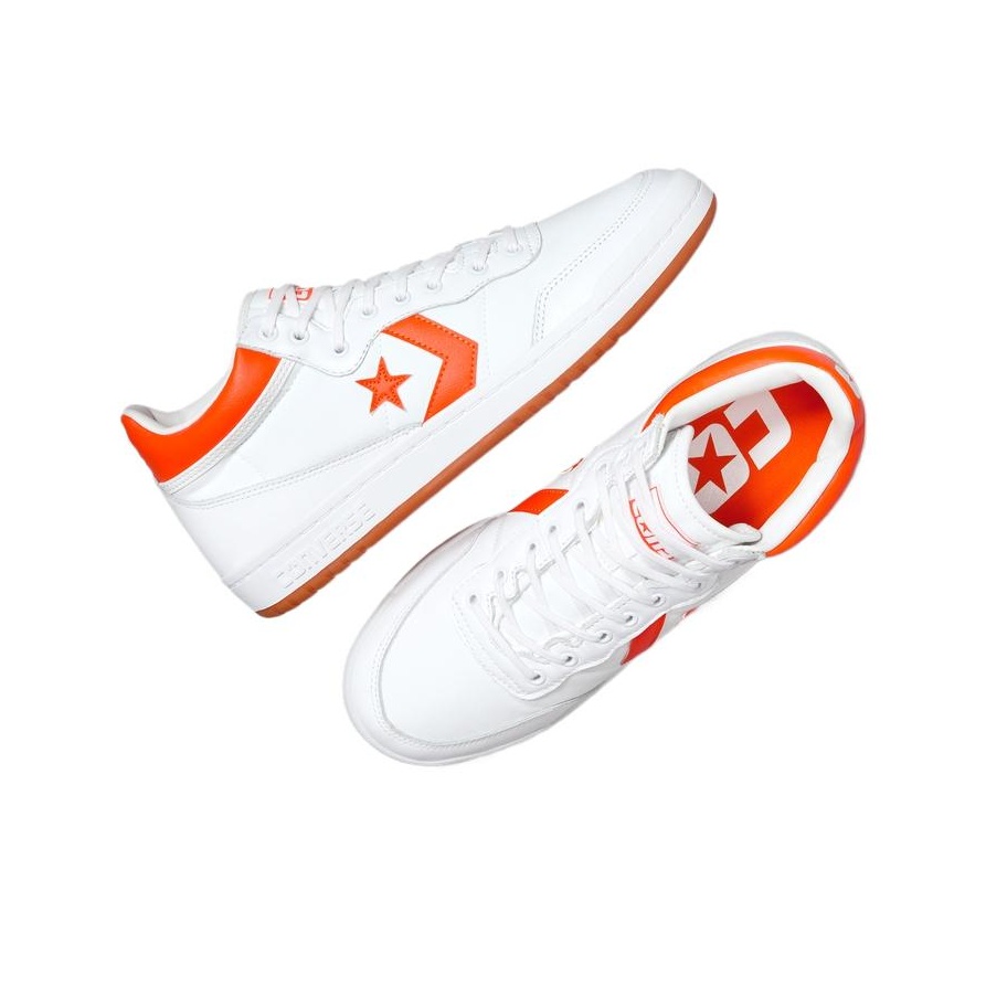 Fastbreak Converse Pro Leather Mid White Orange POIZON