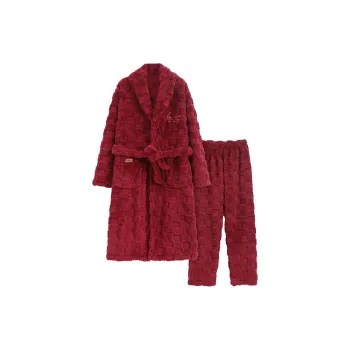 The Story Of The Flower Season Pajama Set Men's Red