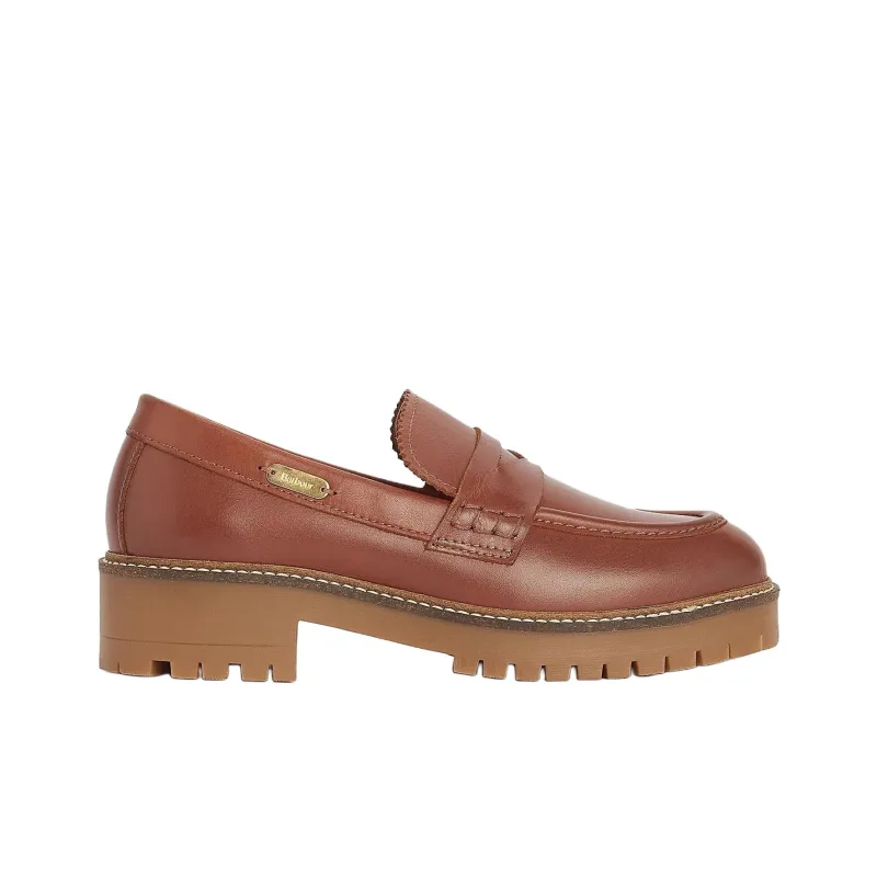BARBOUR Norma Loafers Women's Brown-1