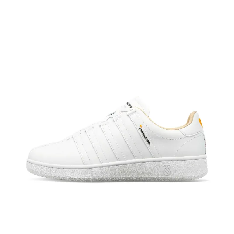 KSWISS CLASSICVNXMCLAREN Anti Slip Wear Resistant Low Top Skateboard Shoes Women's White-0