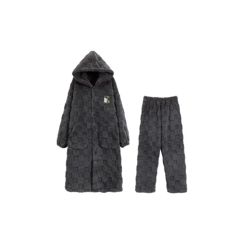 The Story Of The Flower Season Pajama Set Men's Gray
