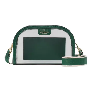 Kate Spade Transparent PVC Shoulder Bag Crossbody Bag Small Size Women's Green Multiverse