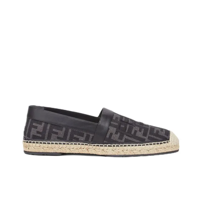 FENDI Espadrilles Men Low Top Black-1