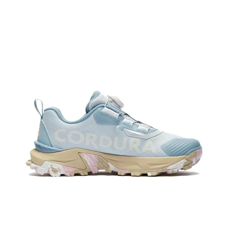 FILA KIDS Slip Resistant Anti Kick Wear Resistant Low Top Kids' Outdoor Shoes Arctic Ice Blue/Dusty Blue Teenagers-1