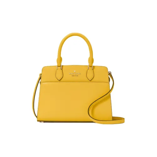 Kate Spade Saffiano Leather Shoulder Bag Crossbody Bag Handbag Small Size Women's Daffodil Yellow
