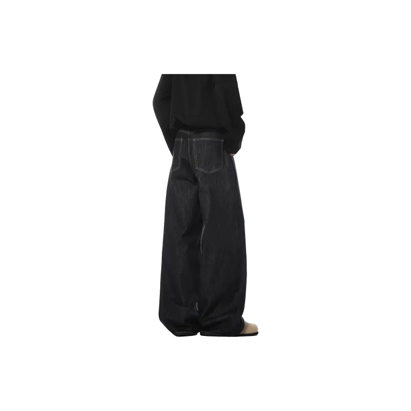 H.V.G.A Jeans Unisex Black-1