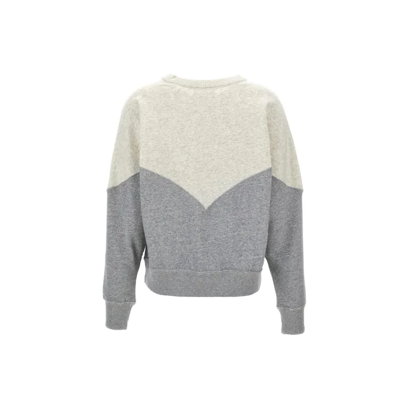 ISABEL MARANT Houston Logo Printed Crewneck Sweatshirt-1
