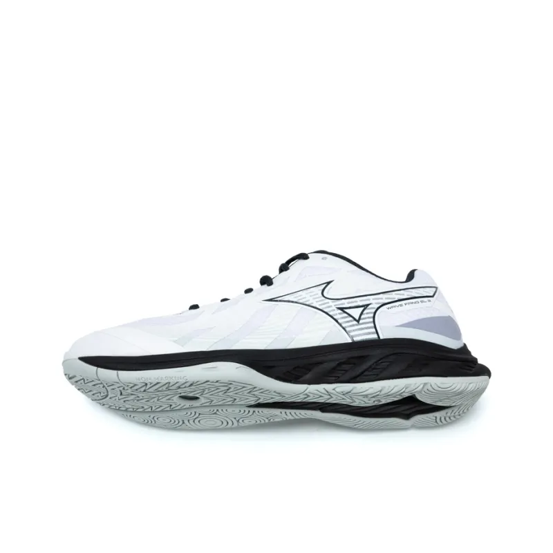 Wave Fang Mizuno El 2 Wide 'White Black'-3