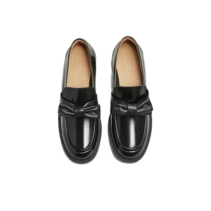 TATA Loafers Women's Solid Color-3