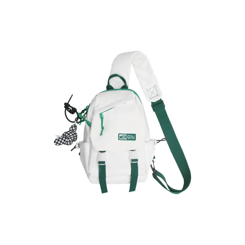Techson Nylon Sling Bag Regular Unisex Blue/Red/Green/Black-10