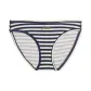 1 Pack (Midnight Navy Stripe Print with Logo Graphic/Blue White)