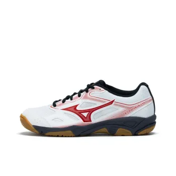 Mizuno Sky Blaster CN Low Top Badminton Shoes Unisex White Black Red