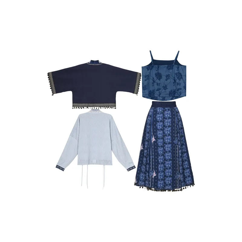 Snbl Skirt Set Women's Miajiang Girlish-1