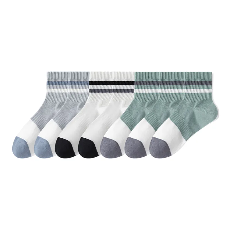 Lan Miao Mid Calf Socks Men's 7 Pack-7