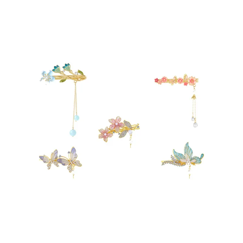 Enchanting Cat Alloy Hair Clips Women's-4