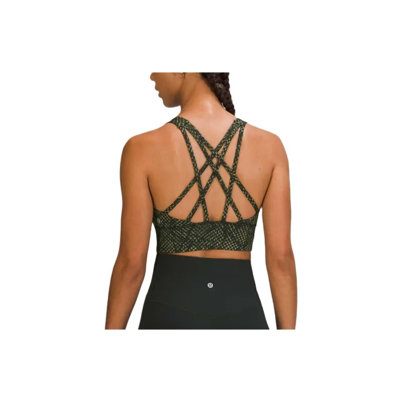 Lululemon Free To Be Serene Sports Underwear Women's Floral Rainforest Green Thyme Green-1
