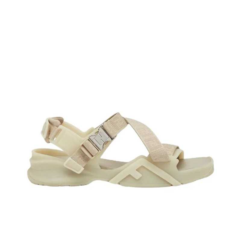 FENDI Flow Logo-embossed Sandals-1