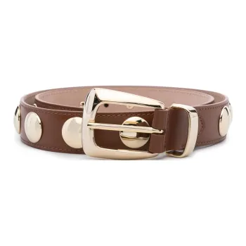 KHAITE Benny Stud-embellished Belt