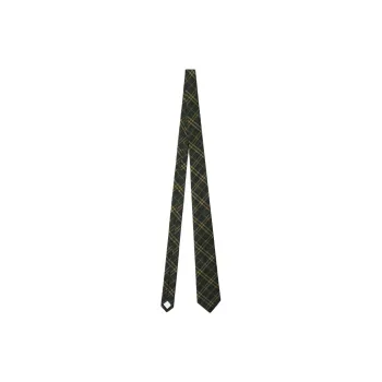 Burberry Mulberry Silk Ties Men's Dark Shadow