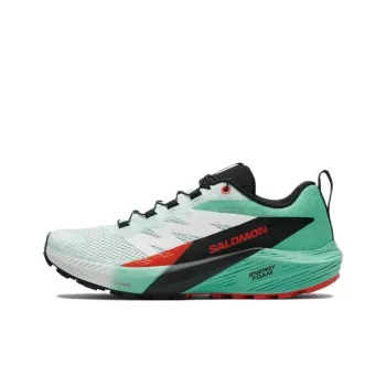 SALOMON Sense Ride 5 Slip-Resistant Breathable Low-Top Running Shoes Women's Gulf Green