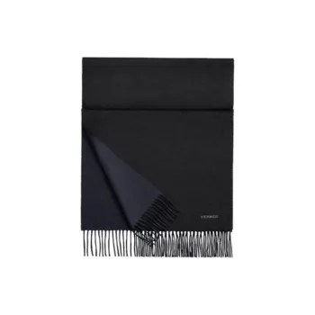 HERMES Cashmere Knit Scarves Unisex