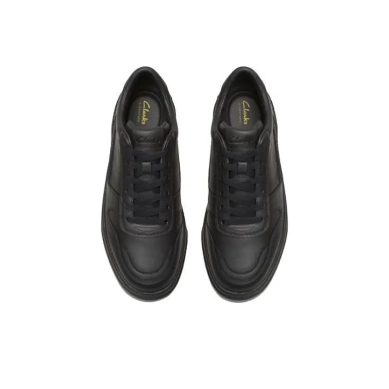 Clarks Lightweight Low Top Skateboard Shoes Men's Black-3
