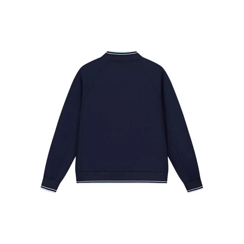 Kappa Baseball Jacket Women's Marine Blue-1