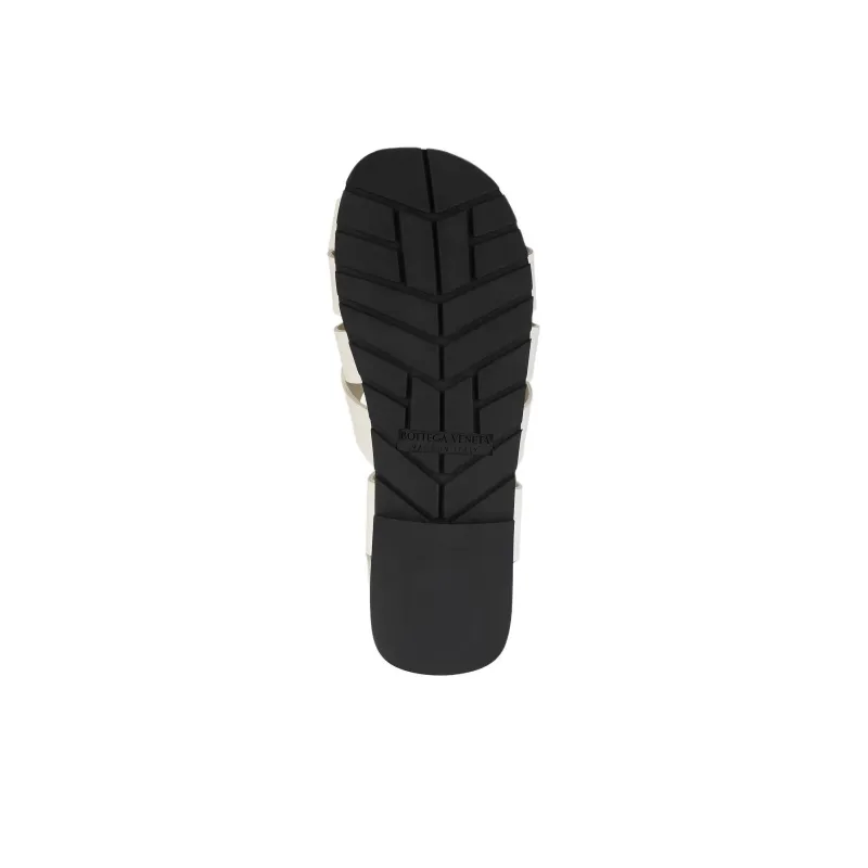 Bottega Veneta Alfie Roman Sandals Women's White-5