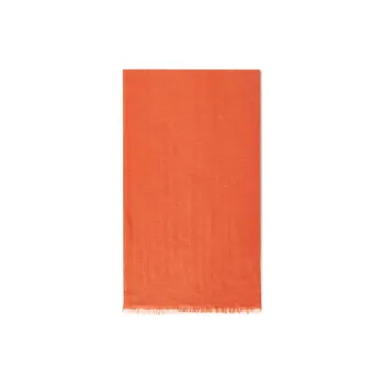 Loro Piana Mulberry Silk Shawls Women's Bright Orange