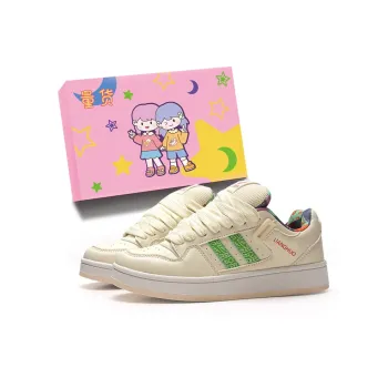 LIANGHUO Low Top Skateboard Shoes Unisex Cashew Nut Color Box Included