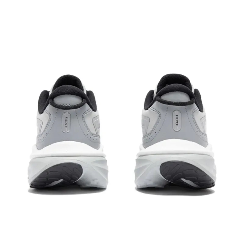 361° Red Flame 4 Anti Slip Wear Resistant Low Top Casual Running Shoes Women's Gray-3