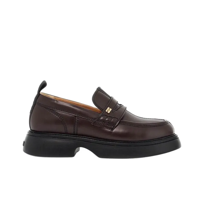 GANNI Loafers Women's Brown-1
