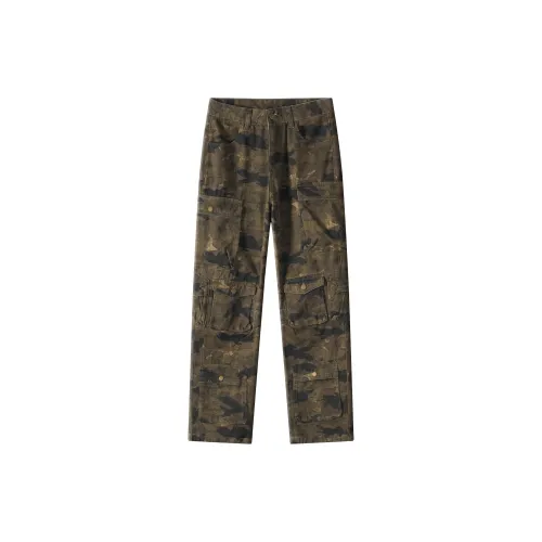 FUERZA Jeans Unisex Army Green Camouflage