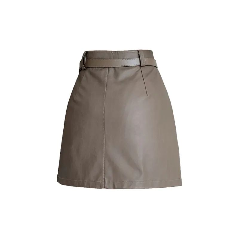 MM Leather Short Skirts Women's-14