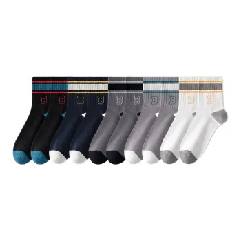 Lan Miao Mid Calf Socks Men's 10 Pack