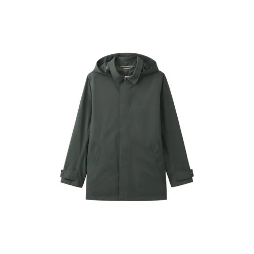 AIGLE Trench Coats Men Urban Gray