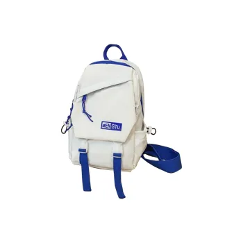 Techson Nylon Sling Bag Regular Unisex Blue/Red/Green/Black