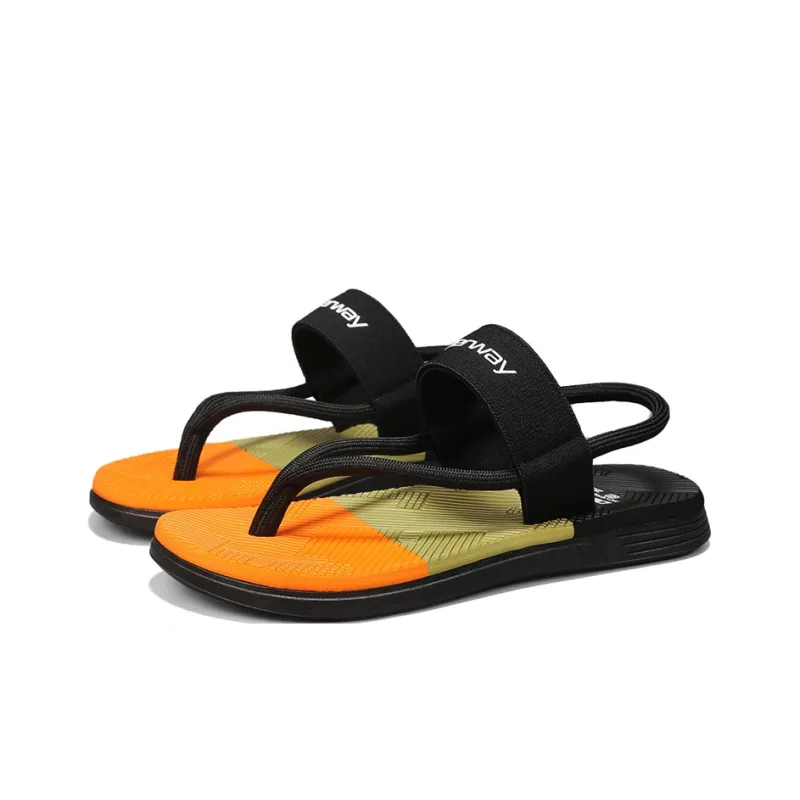 DEERWAY Slip Resistant Quick Dry Flip Flops Men's-2