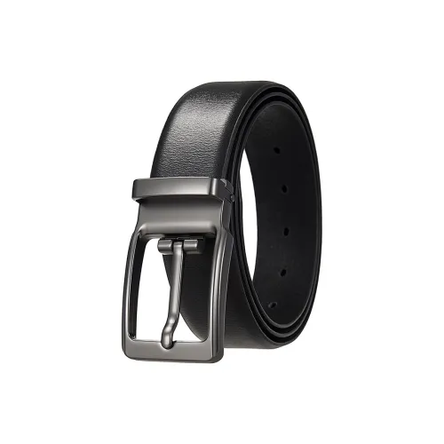 Yalu Preferred Cow Split Leather Belts Men's Width 3.5CM