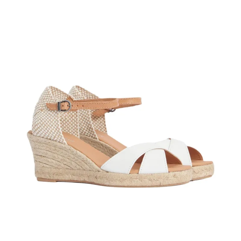 BARBOUR Falmouth Strap Sandals Women's Beige-2